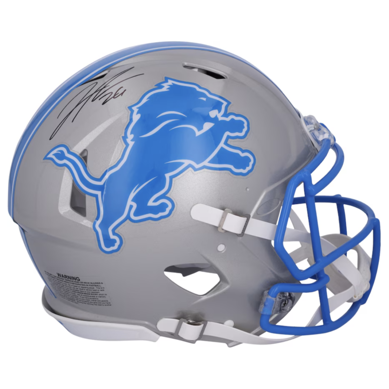 Jahmyr Gibbs Autographed Detroit Lions Speed Authentic Helmet Fanatics