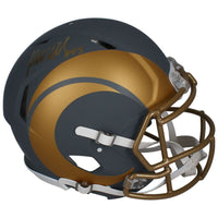 Kyren Williams Autographed Los Angeles Rams Slate Authentic Speed Helmet Beckett