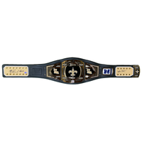 Rashid Shaheed Autographed Who Dat! New Orleans Saints Championship Belt Beckett