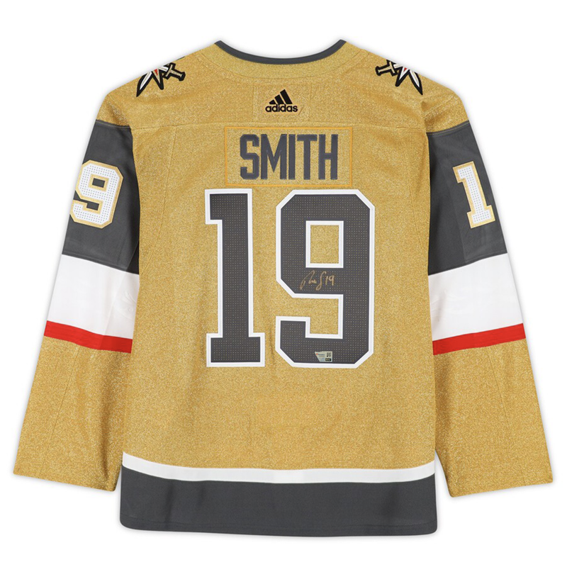 Reilly Smith Autographed Las Vegas Knights Authentic Adidas Gold Alternate Jersey Fanatics