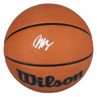 Victor Wembayana Autographed San Antonio Spurs Wilson Official NBA Authentic Basketball Fanatics
