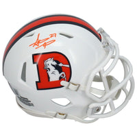 Steve Atwater Autographed Broncos Alternate Mini Speed Helmet Beckett