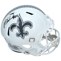 Rashid Shaheed Autographed New Orleans Saints 2024 STS Full Size Speed Helmet Beckett
