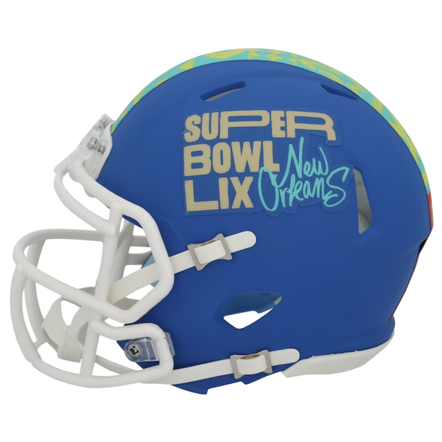 Cooper DeJean Autographed Eagles Super Bowl Logo Mini Speed Helmet Fanatics