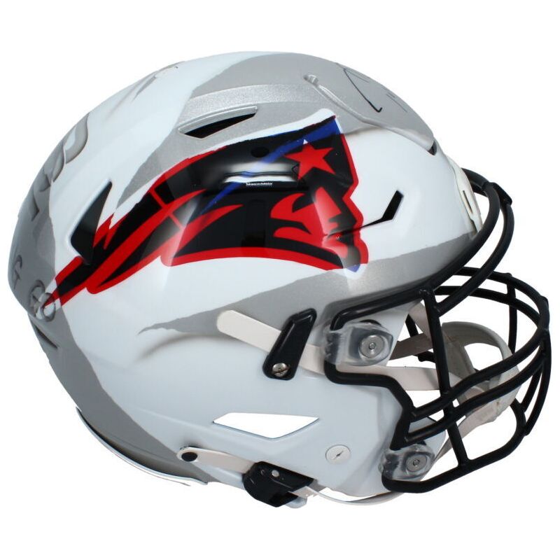 Tom Brady Autographed Patriots  'Lets F'n Go' Painted Speed Flex Helmet Fanatics