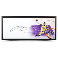 LEBRON JAMES Autographed Lakers "The Show" Framed "46 x 20" Display UDA