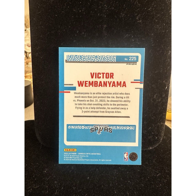 2023-24 Panini Donruss Optic - Rated Rookie Victor Wembanyama Spurs #225 Holo Prizm...