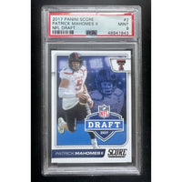 2017 Panini Score NFL Draft #2 Patrick Mahomes Texas Tech II RC Rookie PSA 9 MINT
