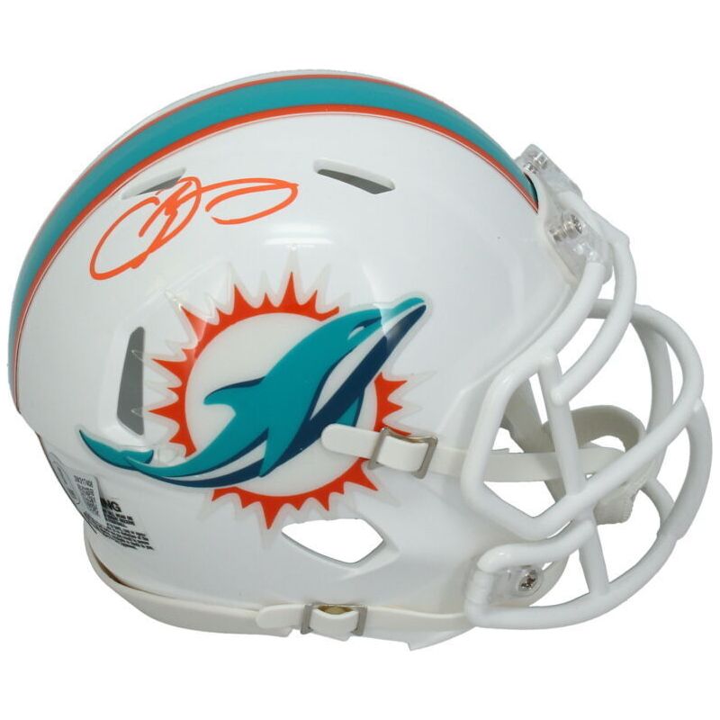 Odell Beckham Jr Autographed Miami Dolphins Mini Speed Helmet Beckett