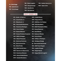 2025 MLB Under Wraps Autographed Baseball (Babe Ruth, Ohtani, Judge) Fanatics