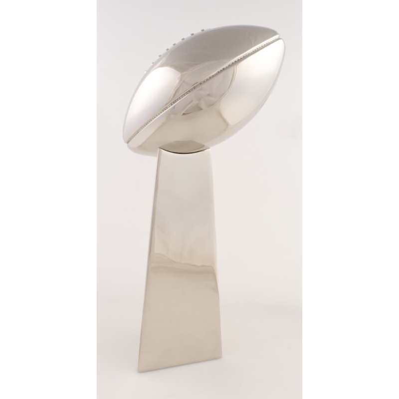 Tom Brady Autographed Patriots Painted Lombardi Trophy Beckett LE 2/12