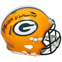 MarShawn Lloyd Autographed "#Lambeau Lloyd" Speed Helmet Beckett / GDL LE 32