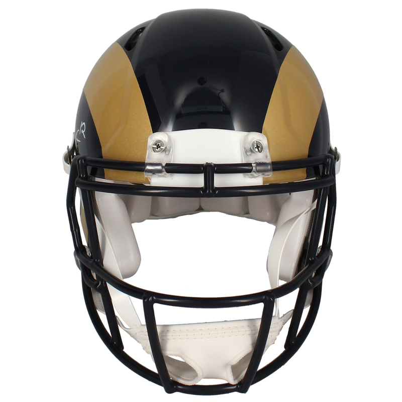 Puka Nacua Autographed Rams Authentic Throwback Speed Helmet Fanatics