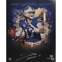 Josh Allen Autographed Bills 2025 MVP Collage 16" x 20" Photo Fanatics LE 25