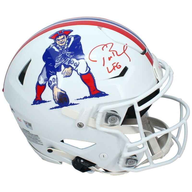 Tom Brady Autographed "LFG" Patriots TB SpeedFlex Helmet Fanatics LE 16/25