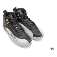 Michael Jordan Autographed Nike Air Jordan 12 Retro 'Playoffs' 2 Shoes UDA LE 23