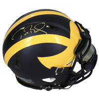 Tom Brady Autographed Wolverines Authentic Speed Helmet Fanatics w/ Visor