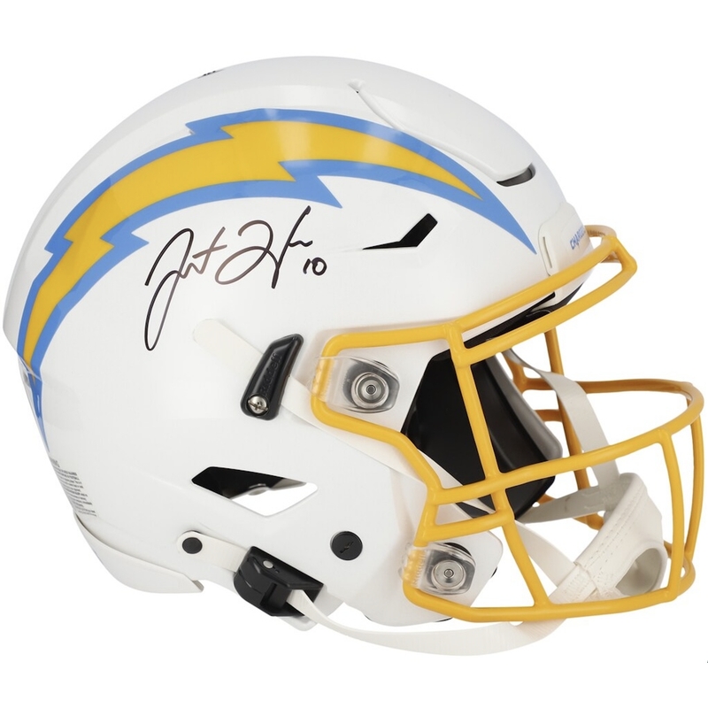 Justin Herbert Autographed Chargers Authentic SpeedFlex Helmet Fanatics