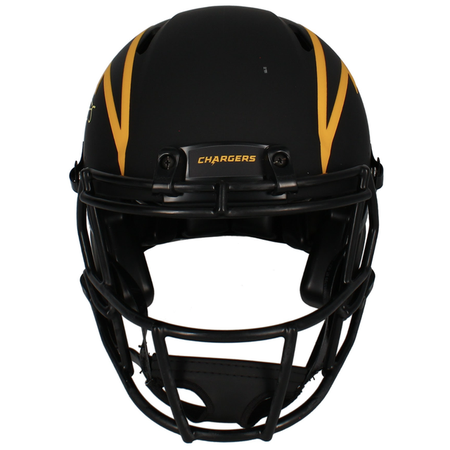 Antonio Gates Autographed Chargers Eclipse Authentic Speed Helmet Beckett