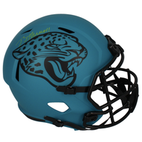 Brian Thomas Jr. Autographed (In Green) Jaguars Full Size 'RAVE' Helmet Fanatics