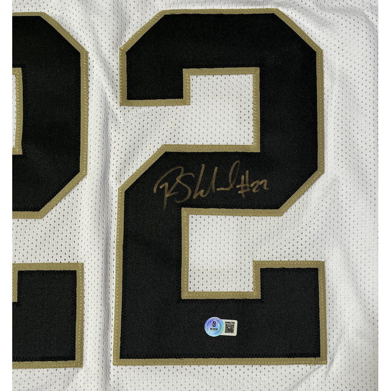 Rashid Shaheed of the New Orleans Saints Autographed Custom White Jersey Beckett
