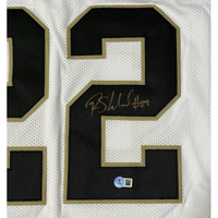 Rashid Shaheed of the New Orleans Saints Autographed Custom White Jersey Beckett