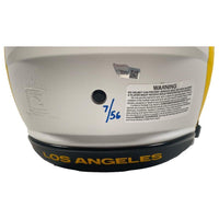 Los Angeles Rams Team Signed Inscribed Lunar Eclipse Speed Helmet Fanatics LE 56