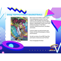 2024/25 Topps Finest NBA Basketball Hobby Box Factory Sealed