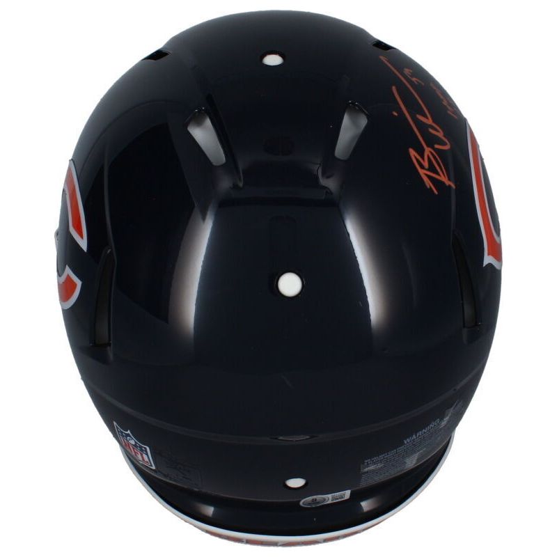 Brian Urlacher Autographed "HOF 18" Chicago Bears Authentic Helmet Beckett