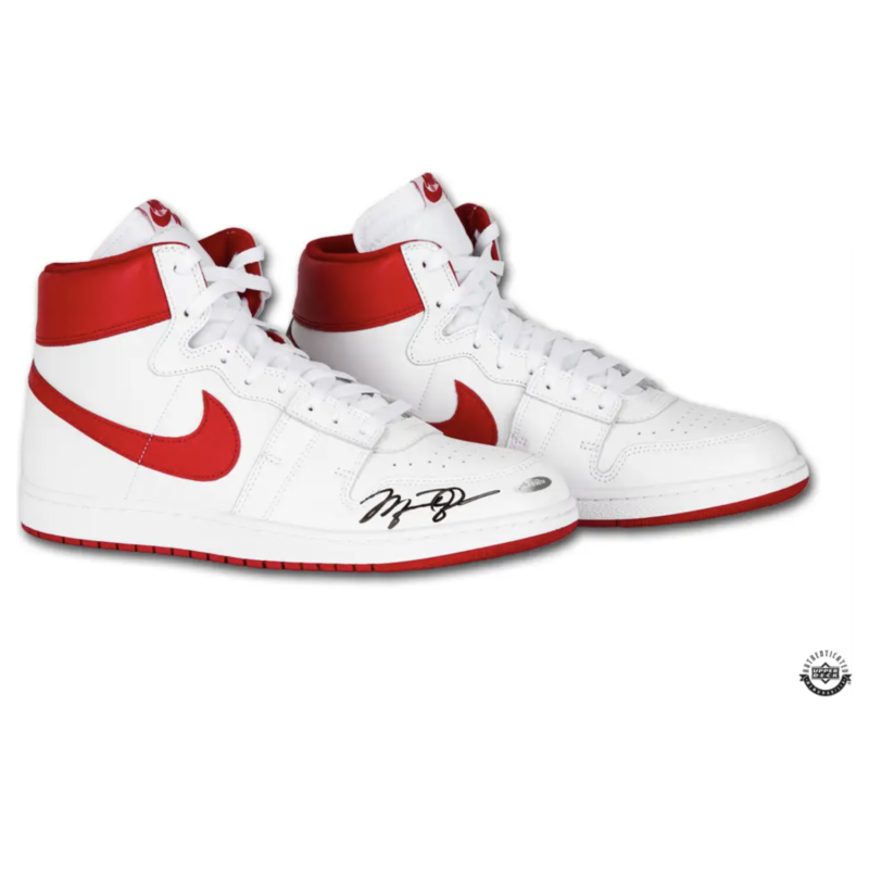 Michael Jordan Autographed Nike Air Ship New Beginnings Shoes UDA