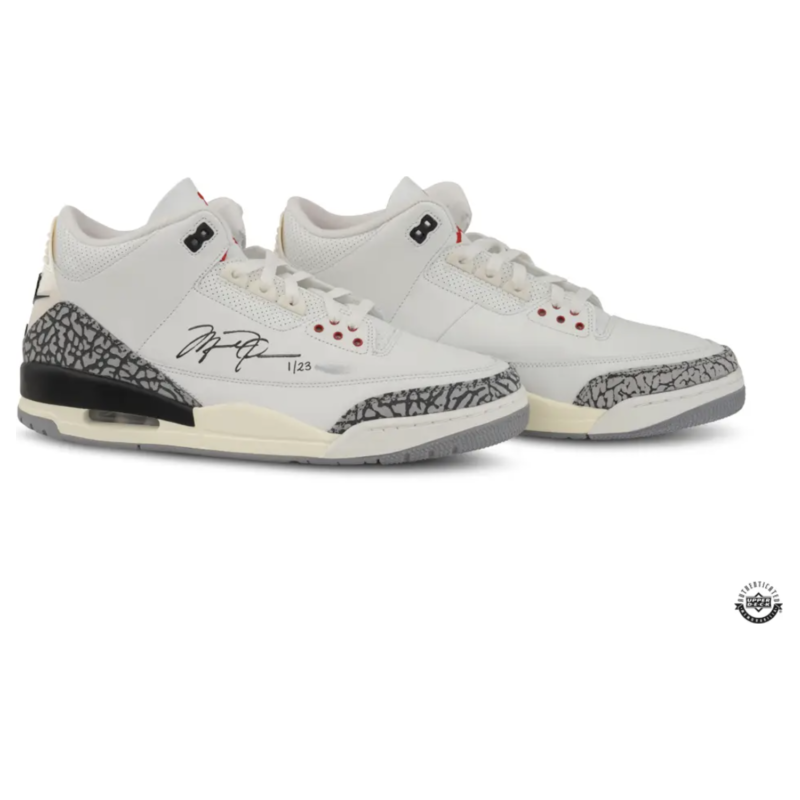 Michael Jordan Autographed Nike Air Jordan 3 Retro 'Reimagined' Shoes UDA LE 23