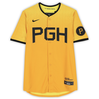 Paul Skenes Autographed Pirates Gold Nike City Connect Limited Jersey Fanatics