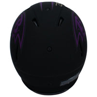 Zay Flowers Autographed Baltimore Ravens Eclipse Authentic Speed Helmet JSA
