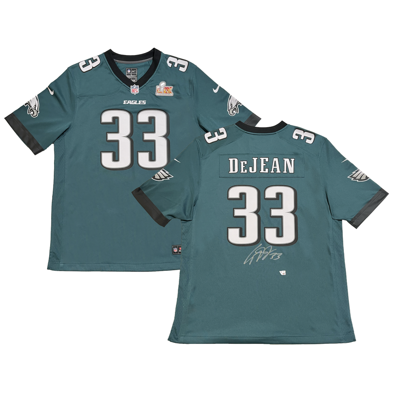 Cooper DeJean Autographed Philadelphia Eagles Nike SB LIX Game Jersey Fanatics