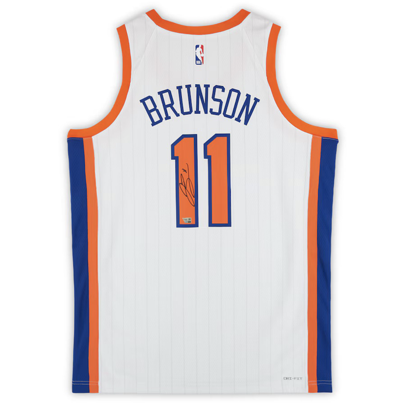 Jalen Brunson Autographed New York Knicks Nike City Edition Jersey Fanatics