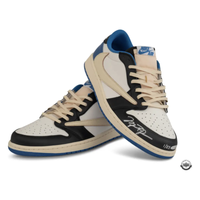 Michael Jordan Autographed Nike Jordan "Fragment" Travis Scott Shoes UDA LE 23