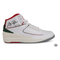 Michael Jordan Autographed Nike Air Jordan 2 'Italy' 2023 Shoes UDA LE 23