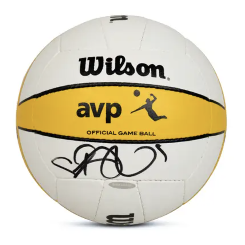 Kerri Walsh Jennings Autographed Wilson Retro AVP Volleyball UDA