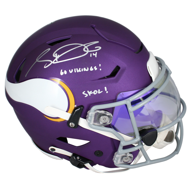 Sam Darnold Autographed / Inscribed Minnesota Vikings Speed Flex Helmet Fanatics