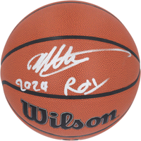 Victor Wembanyama Autographed "2024 ROY" San Antonio Spurs Wilson Basketball Fanatics