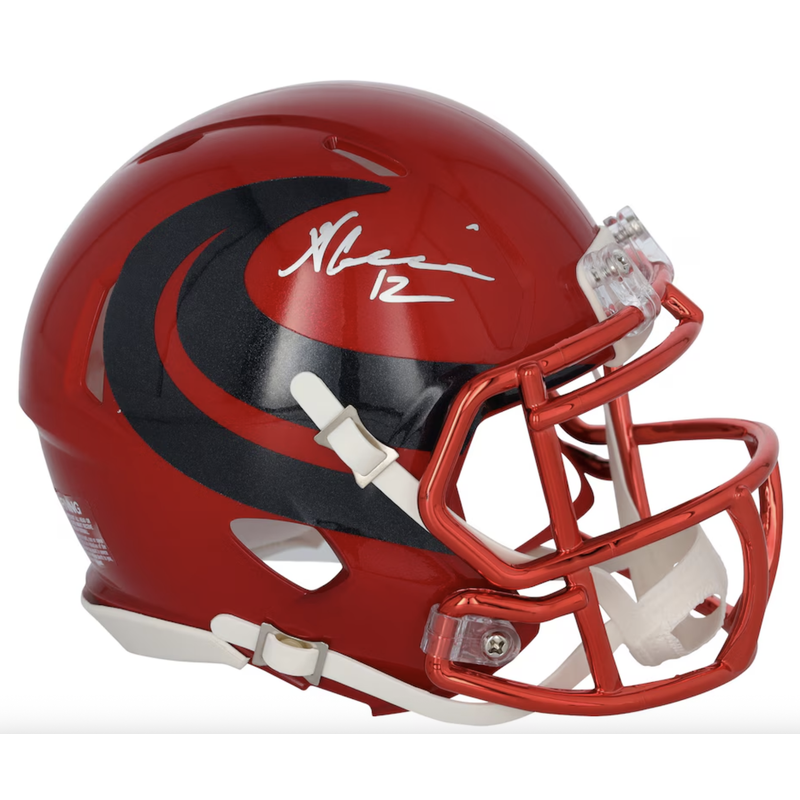 Nico Collins Autographed Houston Texans Battle Red Speed Mini Helmet Fanatics