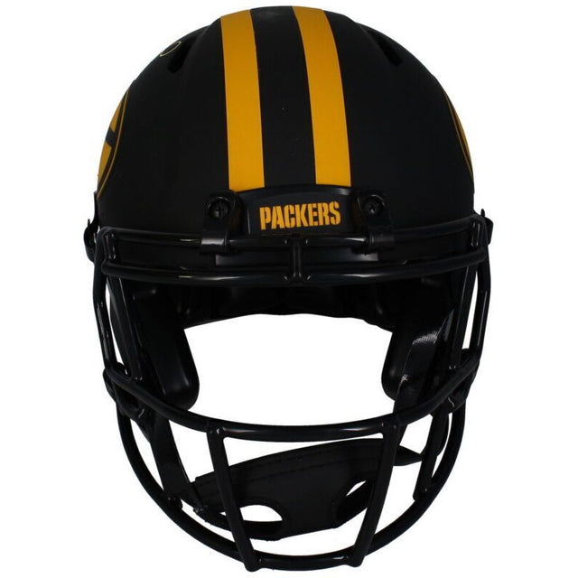 Brett Favre Autographed Packers Eclipse Authentic Speed Helmet Beckett
