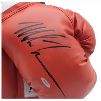 Mike Tyson Autographed Red Everlast Boxing Gloves UDA