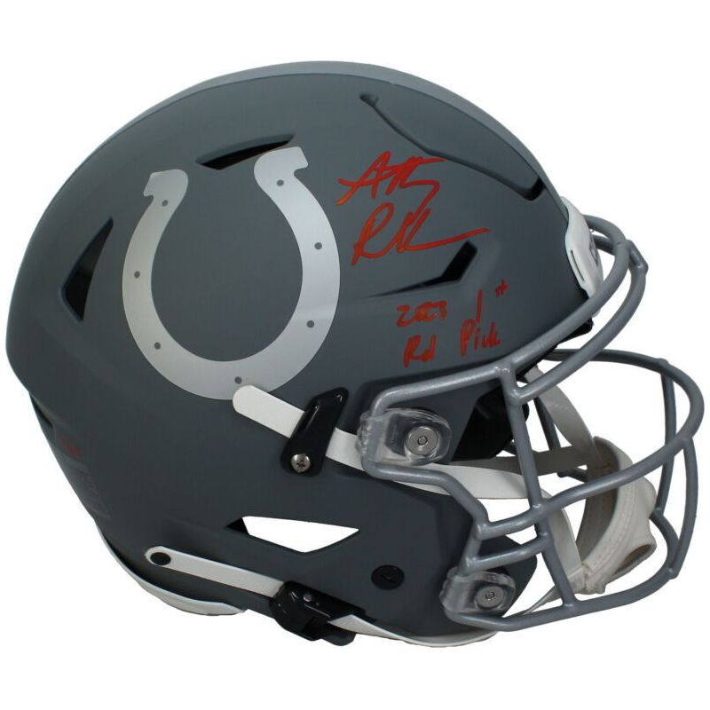 Anthony Richardson Autographed "1st Rd. Pick" Speed Flex Helmet Fanatics LE 1/25