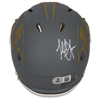 Terrell Suggs Autographed Baltimore Ravens 'Slate' Mini Speed Helmet Beckett