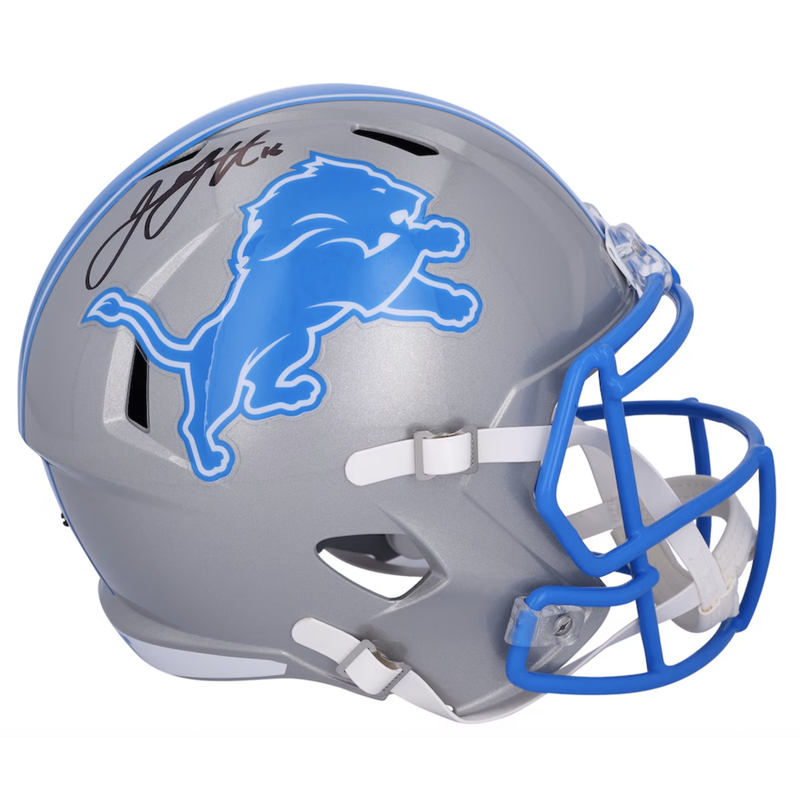 Jared Goff Autographed Detroit Lions Full Size Speed Helmet Fanatics
