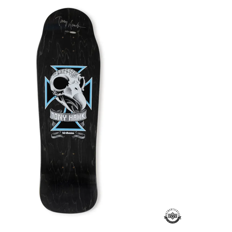 Tony Hawk Autographed Birdhouse Skull 2 Shape Skateboard Deck UDA LE 25
