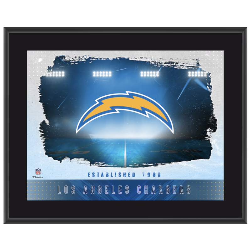 Los Angeles Chargers Team Logo 10.5" x 13" Sublimated Plaque Fanatics