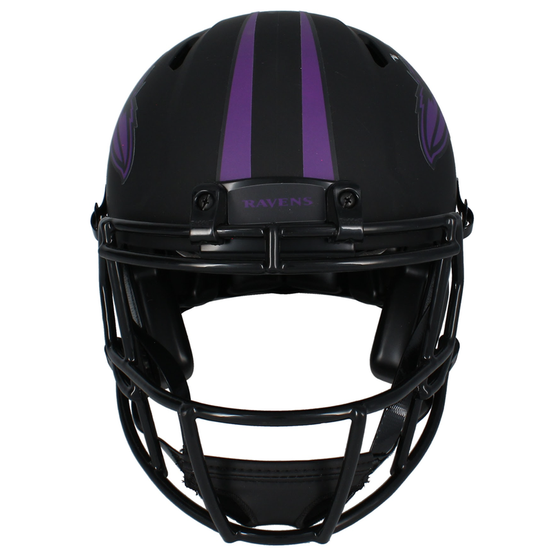 Zay Flowers Autographed Ravens Authentic 'Eclipse' Speed Helmet Beckett