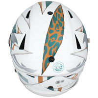 Tyreek Hill Signed "Cheetah" Dolphins Painted Speedflex Helmet Fanatics LE 2/2